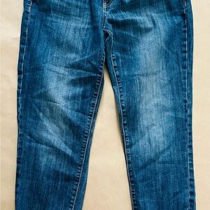GAP Blue Straight Leg Jeans with Natural Fading